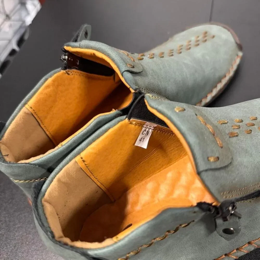 Unbranded Men's Green and Khaki Boots